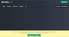 Desktop Screenshot of pixelexit.com
